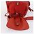 BALENCIAGA Rucksack aus Wildleder rot silber authentisch bs29626 - Ansicht 10