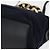 Borsa a mano Vala in tela 2 in 1 Salvatore Ferragamo Blu Navy Oro Auth BA6589 - vista 17