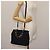 Borsa a mano Vala in tela 2 in 1 Salvatore Ferragamo Blu Navy Oro Auth BA6589 - vista 23