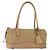 PRADA Schultertasche Nylon Leder Khaki Silber Authentisch bs30008