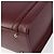 Burberry Bolso de mano de cuero Burdeos Plata Auth sw1572 - vista 10