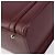 Burberry Bolso de mano de cuero Burdeos Plata Auth sw1572 - vista 12