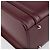 Burberry Bolso de mano de cuero Burdeos Plata Auth sw1572 - vista 13