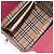 Burberry Bolso de mano de cuero Burdeos Plata Auth sw1572 - vista 14