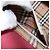Burberry Bolso de mano de cuero Burdeos Plata Auth sw1572 - vista 17