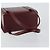 Burberry Bolso de mano de cuero Burdeos Plata Auth sw1572 - vista 7