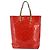 LOUIS VUITTON Monogram Vernis Reade MM Borsa a Mano Rossa M91086 LV Auth 144441 Rosso - vista 13
