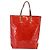LOUIS VUITTON Monogram Vernis Reade MM Borsa a Mano Rossa M91086 LV Auth 144441 Rosso - vista 2