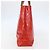 LOUIS VUITTON Monogram Vernis Reade MM Borsa a Mano Rossa M91086 LV Auth 144441 Rosso - vista 3