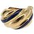 Orecchini Christian Dior in metallo dorato Auth bs30303 - vista 6