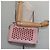FENDI Dot Com Handtasche aus Leder 2-in-1 Rosa Silber Authentisch bs30098 Pink - view 24