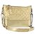 Borsa a Spalla CHANEL Pelle Oro Argento CC Auth 146160 D'oro