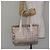 CHANEL Nuova Borsa Tote da Viaggio Nylon Beige Oro CC Auth BA7141 D'oro - vista 21
