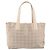 CHANEL Nuova Borsa Tote da Viaggio Nylon Beige Oro CC Auth BA7141 D'oro - vista 3