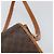 Céline Borsa a Spalla in Tela Macadam CELINE in Pelle PVC Marrone Oro Auth ep11291 D'oro - vista 15