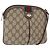 Borsa Gucci GG Supreme Web Sherry Line PVC Beige Oro Rosso 904 02 047 Auth BA6221 D'oro
