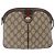 Borsa Gucci GG Supreme Web Sherry Line PVC Beige Oro Rosso 904 02 047 Auth BA6221 D'oro - vista 13
