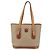 Céline CELINE Macadam Canvas Tote Bag PVC Beige Gold Auth 143582 Golden - Ansicht 13