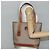 Céline CELINE Macadam Canvas Tote Bag PVC Beige Gold Auth 143582 Golden - Ansicht 23
