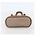 Céline CELINE Macadam Canvas Tote Bag PVC Beige Gold Auth 143582 Golden - Ansicht 5