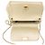 CHANEL Borsa a Spalla Choco Bar in Pelle con Catena Dorata CC Auth 145942 D'oro - vista 10