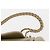 CHANEL Borsa a Spalla Choco Bar in Pelle con Catena Dorata CC Auth 145942 D'oro - vista 14