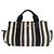 Hermès HERMES Cannes PM Borsa a Mano Tela Bianca Nera Auth hk3009 Nero Bianco - vista 13