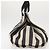 Hermès HERMES Cannes PM Borsa a Mano Tela Bianca Nera Auth hk3009 Nero Bianco - vista 4