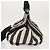 Hermès HERMES Cannes PM Borsa a Mano Tela Bianca Nera Auth hk3009 Nero Bianco - vista 5