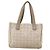 CHANEL Nuova Borsa Tote da Viaggio Nylon Beige Oro CC Auth 145082 D'oro - vista 2