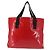 CHANEL Bolsa Tote Impermeable de Vinilo Roja CC Auth mr1520 - vista 2