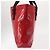 CHANEL Bolsa Tote Impermeable de Vinilo Roja CC Auth mr1520 - vista 3