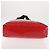 CHANEL Bolsa Tote Impermeable de Vinilo Roja CC Auth mr1520 - vista 5