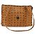 Borsa tote MCM Logogram Vicetos in pelle PVC marrone e oro Auth gh881 D'oro