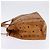 Borsa tote MCM Logogram Vicetos in pelle PVC marrone e oro Auth gh881 D'oro - vista 3