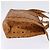 Borsa tote MCM Logogram Vicetos in pelle PVC marrone e oro Auth gh881 D'oro - vista 4