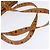 Borsa tote MCM Logogram Vicetos in pelle PVC marrone e oro Auth gh881 D'oro - vista 7