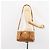 Borsa Boston MCM Logogram Vicetos in pelle PVC 2 in 1 marrone oro Auth gh1077 D'oro - vista 24