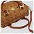 Borsa Boston MCM Logogram Vicetos in pelle PVC 2 in 1 marrone oro Auth gh1077 D'oro - vista 6