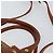 Borsa Boston MCM Logogram Vicetos in pelle PVC 2 in 1 marrone oro Auth gh1077 D'oro - vista 8