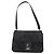 Borsa a Spalla Vala in Pelle Nera e Argento di Salvatore Ferragamo Auth gh1115 Nero - vista 2