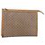 GUCCI Clutch Micro GG Supreme PVC Beige 17 039 1995 Auth 146941