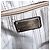 Borsa a mano in pelle Gancini Salvatore Ferragamo 2 in 1 Argento Auth bs30477 - vista 16
