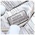 Borsa a mano in pelle Gancini Salvatore Ferragamo 2 in 1 Argento Auth bs30477 - vista 21