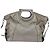 Borsa a mano in pelle Gancini Salvatore Ferragamo 2 in 1 Argento Auth bs30477 - vista 3