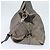 Borsa a mano in pelle Gancini Salvatore Ferragamo 2 in 1 Argento Auth bs30477 - vista 4