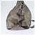 Borsa a mano in pelle Gancini Salvatore Ferragamo 2 in 1 Argento Auth bs30477 - vista 5