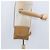 LOEWE Borsa a Spalla Anagram Pelle Beige Oro Auth BA7341 D'oro - vista 19
