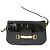 Borsa a Spalla CÉLINE Carrozza Smalto Nero Oro Auth 149158 D'oro - vista 2
