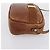 Borsa a Spalla Salvatore Ferragamo Vala in Pelle 2Set Marrone Blu Navy Auth 147275 - vista 12